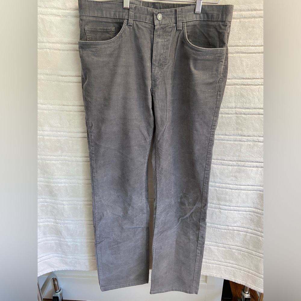 Brooks Brothers Gray Corduroy pants - 34x32